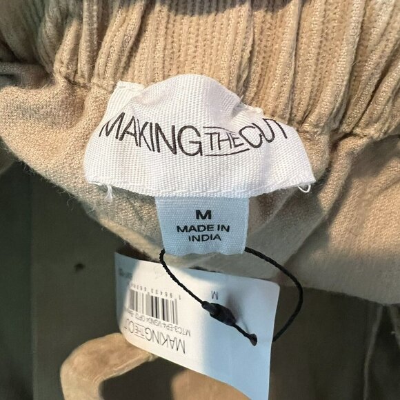 Making the Cut Corduroy Deconstructed Jumpsuit Beige NWT Medium Yannik Zamboni - Picture 10 of 15